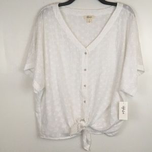 Style & Co White Top - XL